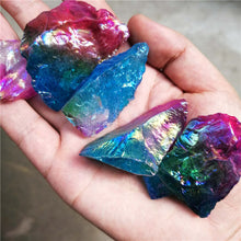 Load image into Gallery viewer, Angel aura quartz, Bismuth Titanium  crystal, gravel raw crystal tumbled stones 50g