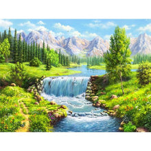 Load image into Gallery viewer, Painting By Numbers On Canvas With Frame Diy Kit For Adults,  Scenery Drawing Acrylic Paint Oil Picture Of Coloring By Numbers Art