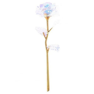 Rose Immortal Bouquet Gold Foil LED Flower