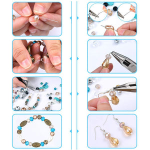 Acrylic Bead Pearl & Crystal Jewelry Making Set