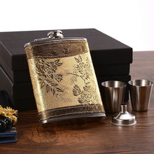 Load image into Gallery viewer, Luxury Stainless Steel Flask Flagon, 8oz