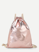 Load image into Gallery viewer, Glitter Drawstring PU Backpack