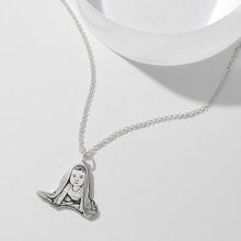 Load image into Gallery viewer, Custom Silver ENGRAVED PHOTO NECKLACE