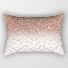 Load image into Gallery viewer, Rose Gold Pink Cushion Cover Square Pillowcase Home Decoration(30cm * 50cm)