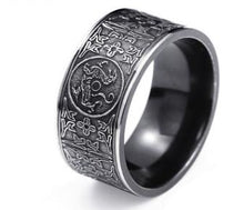 Load image into Gallery viewer, Mystical Ring- White Dragon &amp; Tiger Suzaku Basaltic, Four Ancient Mythical Beasts Style