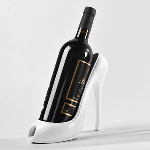 4 colors High Heel Shoe Wine Bottle Holder Wine Rack Practical Sculpture Wine Racks Home Decoration Accessories top quality