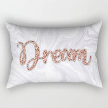 Load image into Gallery viewer, Rose Gold Pink Cushion Cover Square Pillowcase Home Decoration(30cm * 50cm)