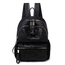 Load image into Gallery viewer, GLITTER BACKPACK, women&#39;s backpack with sequins