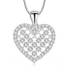 Load image into Gallery viewer, Dovolov Titanic Heart of the Ocean Necklaces, Romantic CZ Chain Pendant Necklaces