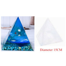 Load image into Gallery viewer, 15cm pyramid Large Resin Silicone Molds, DIY Orgone Pyramid Tools