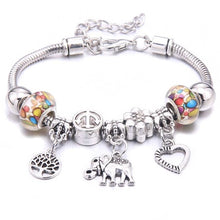 Load image into Gallery viewer, Dragonfly owl Shape Crystal Charm Bracelets Beads &amp; Bangles Jewelry Gift