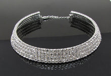 Load image into Gallery viewer, Crystal Rhinestone Choker Necklaces
