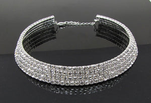 Crystal Rhinestone Choker Necklaces