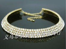 Load image into Gallery viewer, Crystal Rhinestone Choker Necklaces