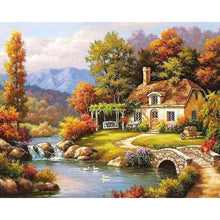 Load image into Gallery viewer, Painting By Numbers On Canvas With Frame Diy Kit For Adults,  Scenery Drawing Acrylic Paint Oil Picture Of Coloring By Numbers Art