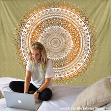 Load image into Gallery viewer, Indian Mandala Tapestry Wall Hanging