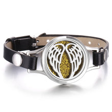 Load image into Gallery viewer, Tree of Life aromatherapy bracelet, Essential Oil Diffuser Bracelet, Perfume Locket Leather Bracelets
