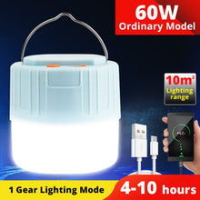 Load image into Gallery viewer, Newest 580W Camping Light Solar Outdoor USB Charging 3 Mode Tent Lamp Portable Lantern Night Emergency Bulb Flashlight for BBQ