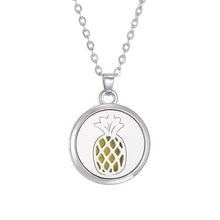 Load image into Gallery viewer, Tree of Life Aromatherapy Necklace Perfume Essential Oil Diffuser Open Stainless Steel, Locket Pendant