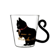 Load image into Gallery viewer, KITTY Coffee Mug, Cat Coffee Mug Water Glass Mug Cup Tea Cup, Cartoon Kitty,  8.5oz