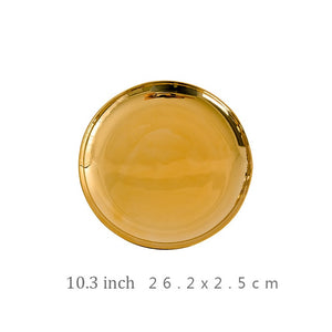 GOLD Coffee Cup, gold plated silver cup Bone China Tea Cups Gold Plated Mirror Effects