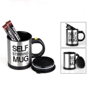 Self Stirring Mug, Smart Stainless Steel, 400ml Mugs Automatic