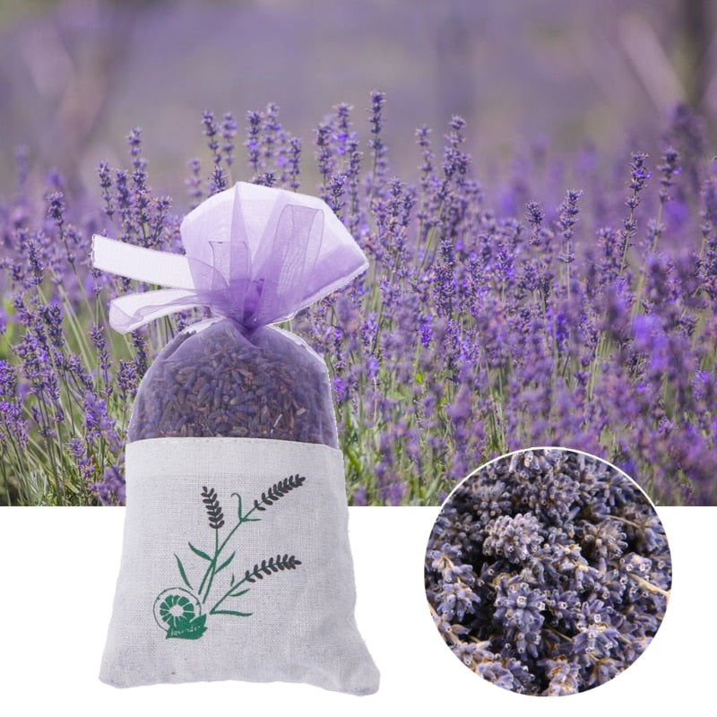 Natural Lavender Bud Dried Flower Sachet Bag | Aromatherapy Aromatic Home Decor