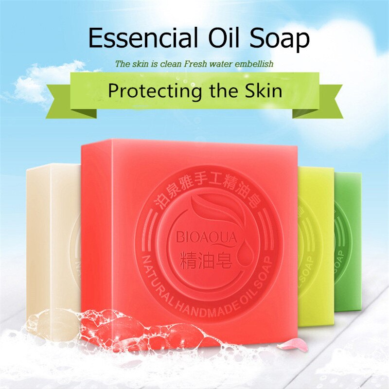 Bamboo Charcoal Soap Skin Care Handmade Soap Moisturizing Cleansing Bath